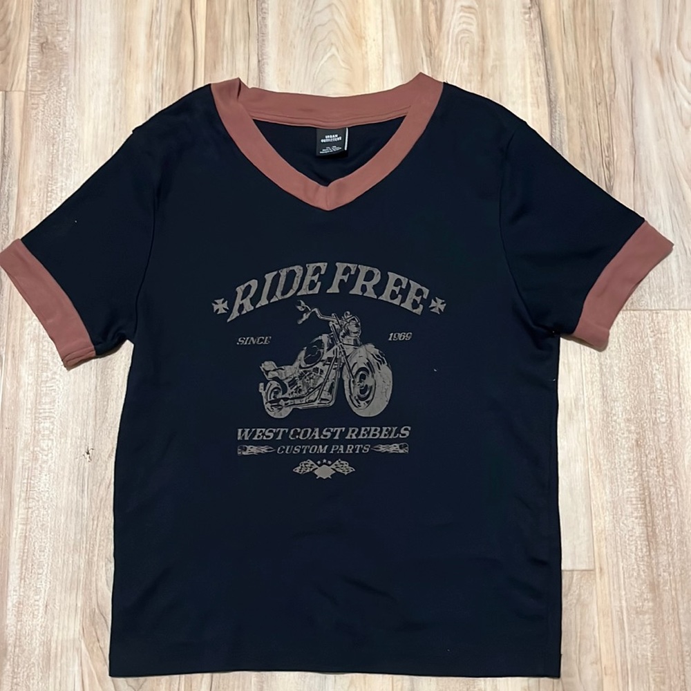 Urban outfitters ride free baby tee